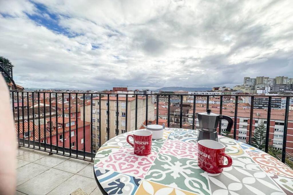 Апартаменты Acogedor Loft Con Vistas A La Ciudad Сантандер Экстерьер фото